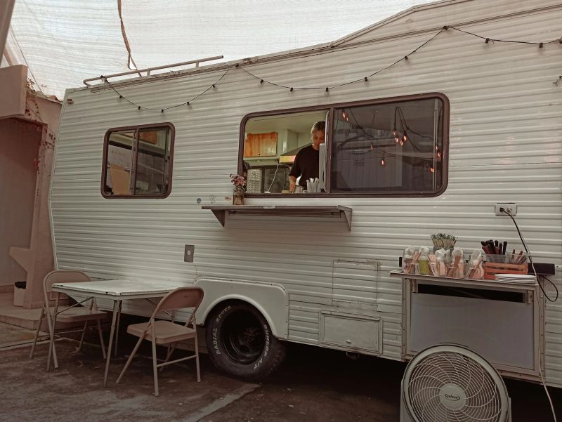 Vintage Camper Concession Trailer, 18 ft