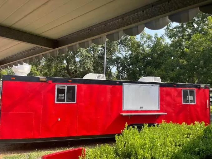 Food trailer 28’ with fire suppression for sale