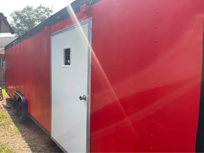 Food trailer 28’ with fire suppression for sale